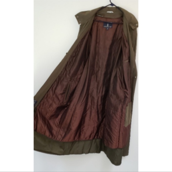 Mens long trenchcoat by London Fog - Picture 4 of 5